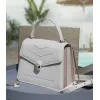 Bvlgari Serpenti Forever Top Handle Bag In White Leather For Timeless Luxury #A51666