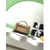 Chanel AP5276 Suede & Leather Handbag with Chain Strap Size 17-19.5-5 #A62896