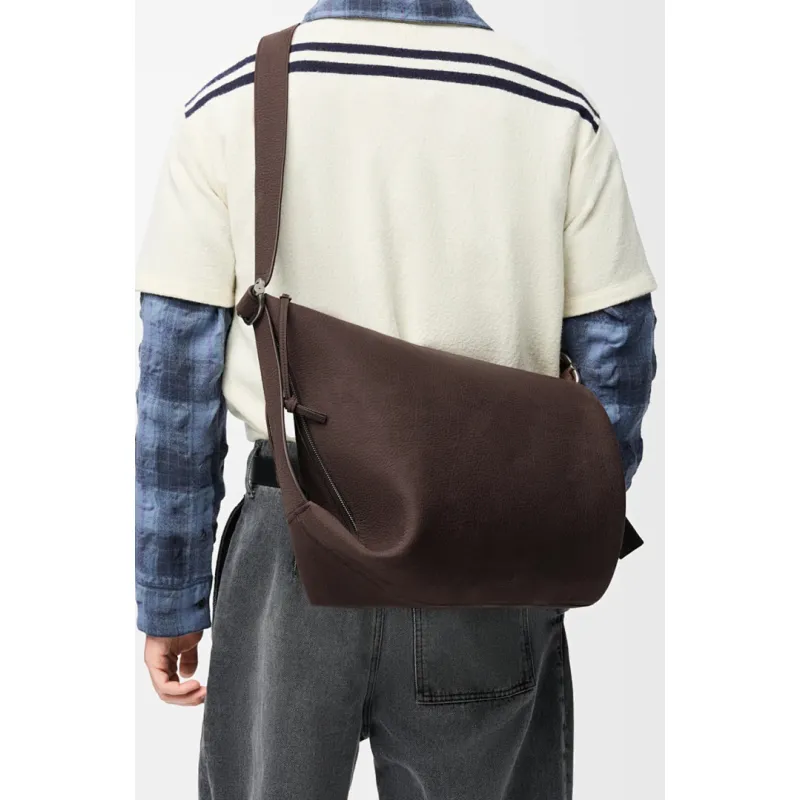 Loewe Loop Suede Bucket Shoulder Bag, 39 x 15.5 x 39 cm #A63228