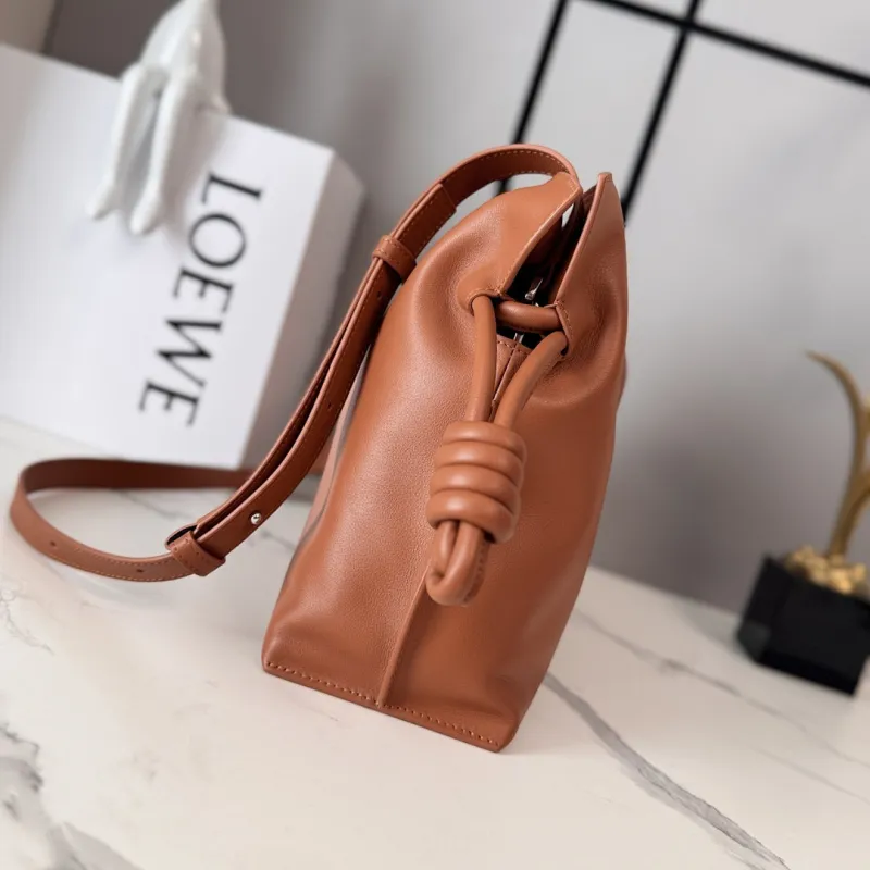 Loewe Flamenco Nappa Leather Drawstring Bag 30x24.5x10.5cm #A63852