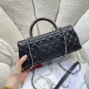 Chanel Coco Handle Caviar Leather Shoulder Bag 32cm #A64994