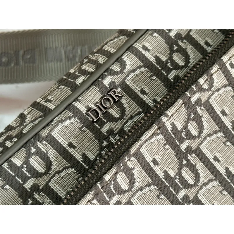 D-ior Beige Oblique Pattern Crossbody Bag With Signature Strap And Pouch  size:23×17×4cm #A54108