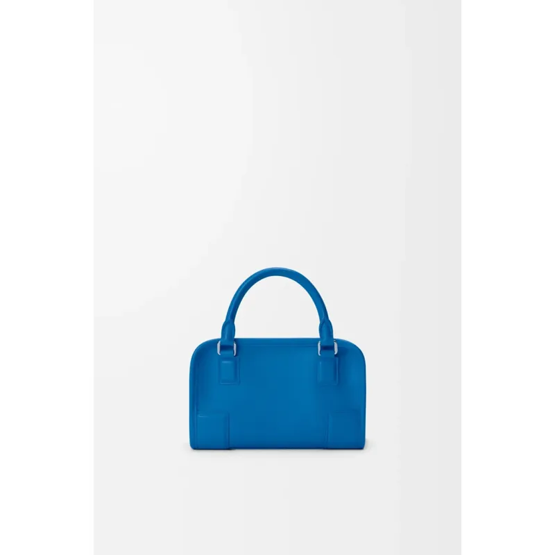 Loewe Amazona 180 Blue Leather Top Handle Bag 34.5x14x27cm #A64991