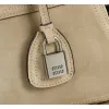 Miu Miu Vivant Suede Leather Bowling Top Handle Bag 32×19.5×11cm #A65025