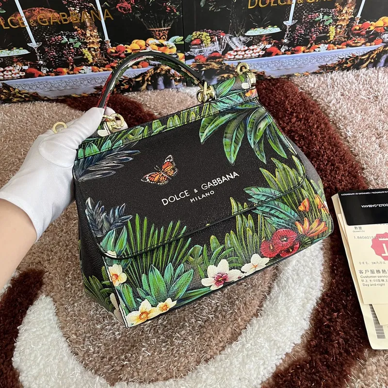 New style Cowhide printing crossbody  handbag D&G BAG #A23004
