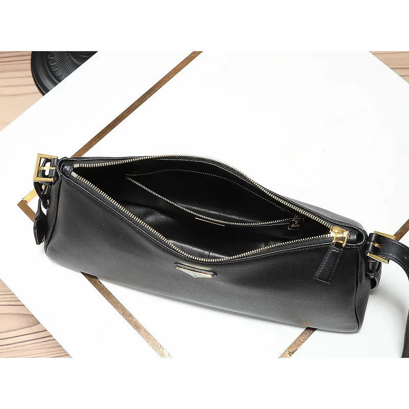Prada Leather Shoulder Bags in Neutral Shades for Effortless Sophistication size:39×24×12cm #A53925