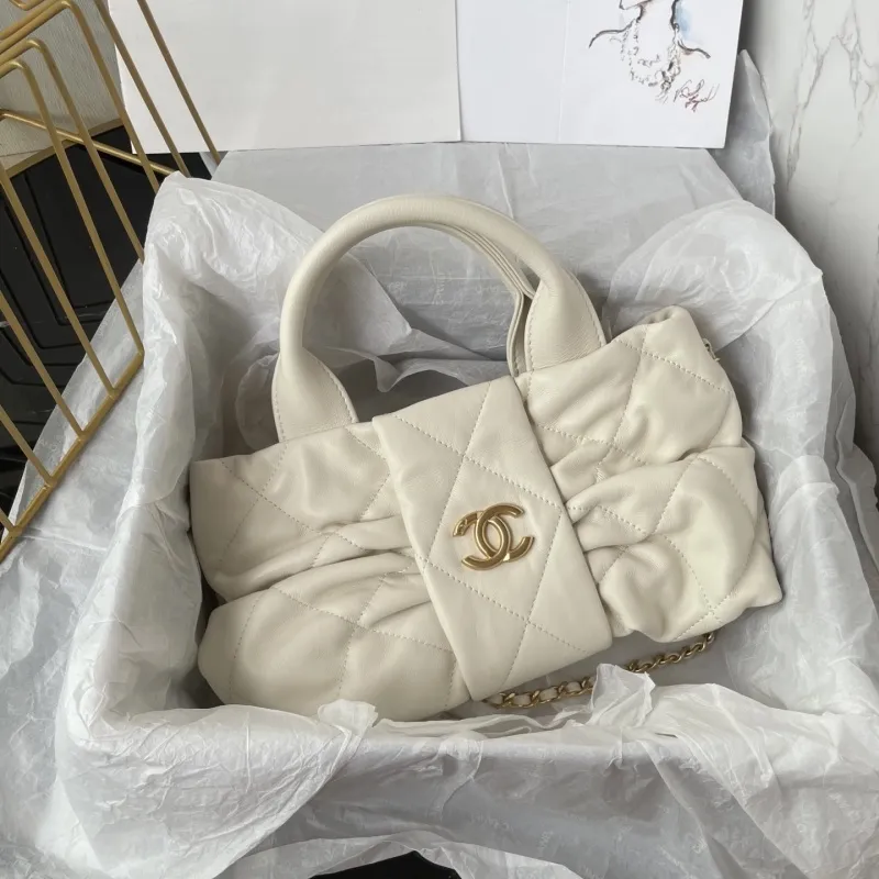 Chanel Quilted Leather Handbag S5851 #A55695