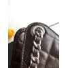 Chanel Quilted Hobo Drawstring Bucket Bag 20-22-12.5cm #A63815