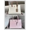 Burberry Handbag Two Tone Leather &amp Gold “TB” Logo Epitomizing Sophisticated Elegance size:27×11×20cm #A54200