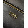 Prada Cahier Messenger Bag (2 Colors) – Burgundy/Black Leather with Gold-Tone Triangle Logo & Buckle Hardware #A59179