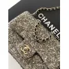 2026 Chanel Evening Bag  Dark Gray  Colorful Rhinestones  Luxurious  Stylish for Formal Events #A60146