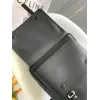 LOEWE Military backpack in soft grained calfskin Anthracite Size:39*28.5*11cm #A49107