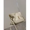 Saint Laurent Jamie Mini Crossbody Bag (859174) - Lambskin Leather, Drawstring Closure, 14.5×15.5×8cm #A59989