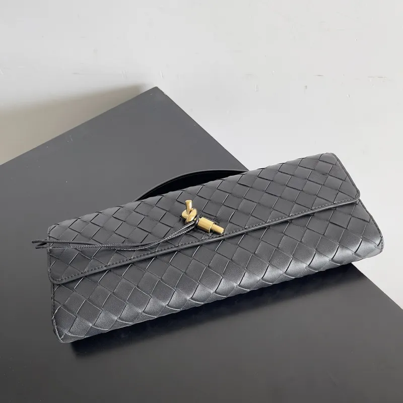 Bottega Veneta Leather Clutch with Knot Closure #A45659 Bottega Veneta Leather Clutch with Knot Closure #A45659