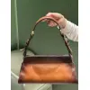 Prada Black Leather Shoulder Bag 1BC262 #A55688