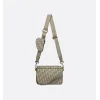 D-ior Beige Oblique Pattern Crossbody Bag With Signature Strap And Pouch  size:23×17×4cm #A54108