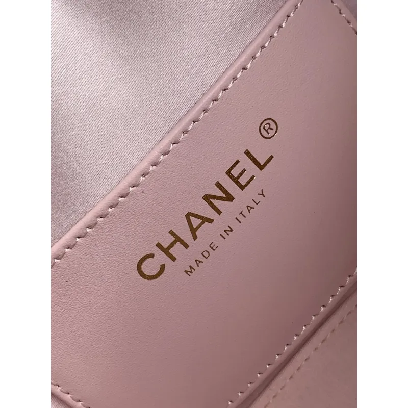 Chanel Hobo Shoulder Bag  Hippie Style Vintage Gold Coin Button Drawstring Bucket Bag #A59440
