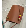 Loewe Anagram Calfskin Crossbody Bucket Bag 21×15×5cm #A65009