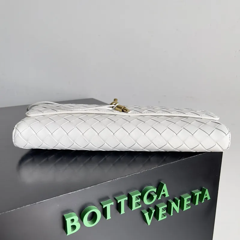 Bottega Veneta Leather Clutch with Knot Closure #A45659 Bottega Veneta Leather Clutch with Knot Closure #A45659