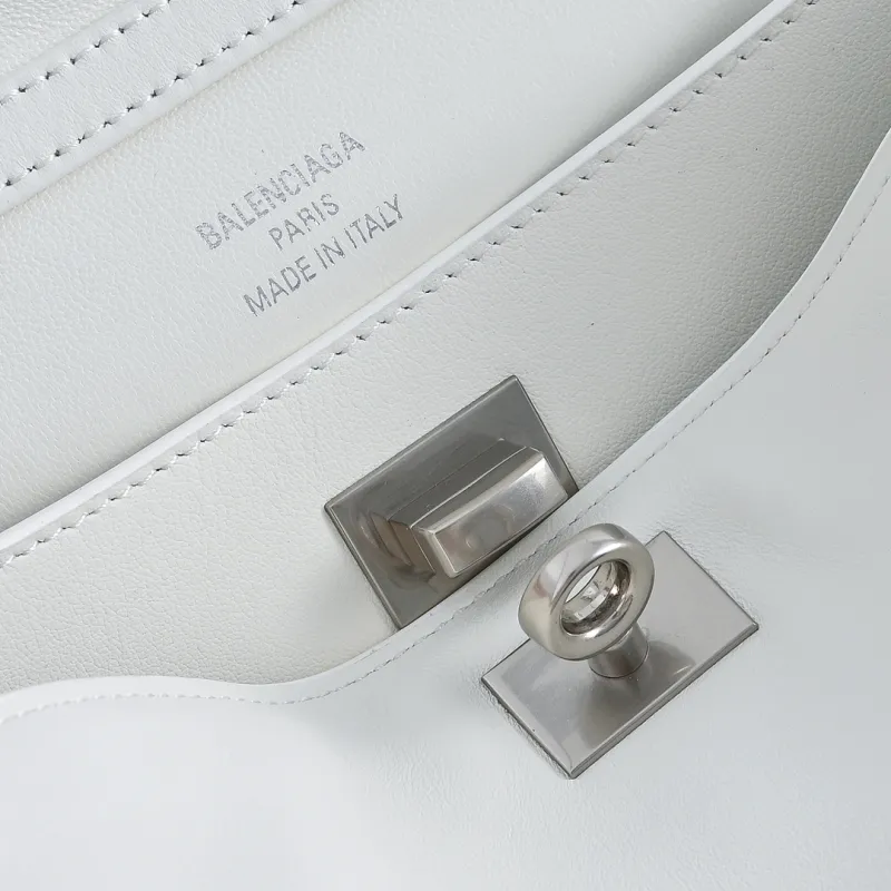 Balenciaga Rodeo Soft Leather Handbag Silver Buckle 35x23x11cm  #A64962