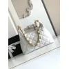 Chanel 4923 Quilted Hobo Bag in Crinkled Lambskin Size 32x30x12CM #A62915