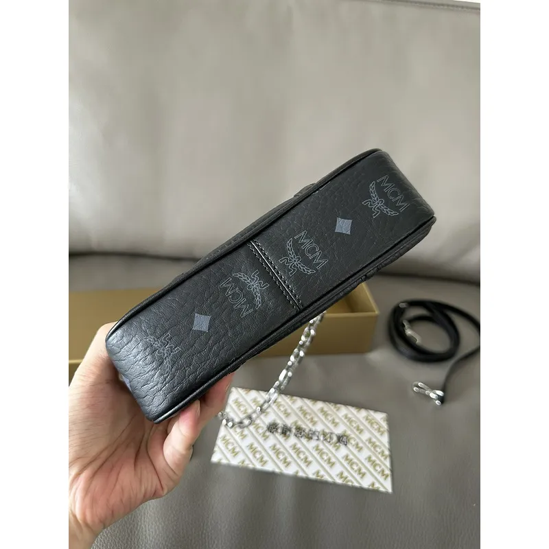 MCM Visetos Nappa Mini Delmy Chain Shoulder Bag Size:12.5x21.0x5.0cm #A49132 MCM Visetos Nappa Mini Delmy Chain Shoulder Bag Size:12.5x21.0x5.0cm #A49132