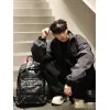 Balenciaga 188024 Le Cagole Backpack in Cracked Lambskin Size 35x46x18CM #A62924