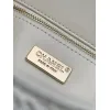 Chanel Classic Flap Tweed Chain Shoulder Bag 14-21-8cm #A63818