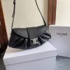 Celine Leather Polly - Neutrals Shoulder Bags, Handbags #A49257