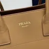 Prada Leather Handbag Collection In Classic Black And Tan Tones #A51642