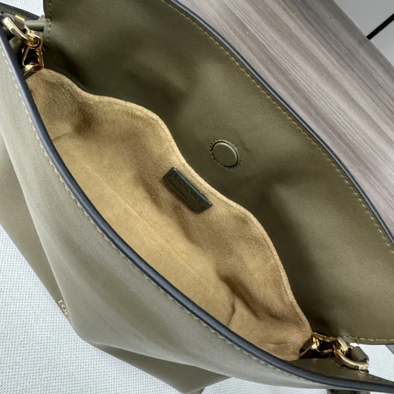 Loewe Flamenco Nappa Leather Drawstring Bag 23x18x9cm #A63859