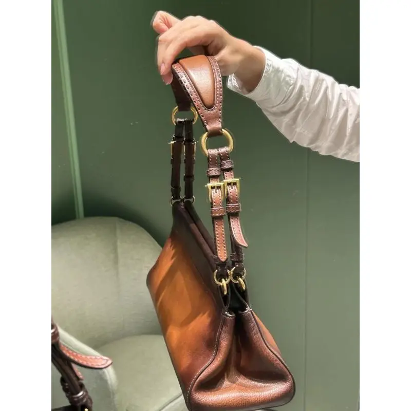 Prada Black Leather Shoulder Bag 1BC262 #A55688