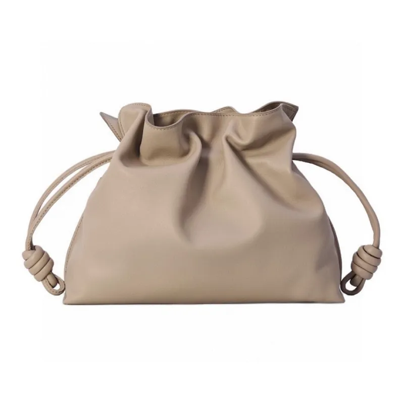 Loewe Flamenco Nappa Leather Drawstring Bag 30x24.5x10.5cm #A63851