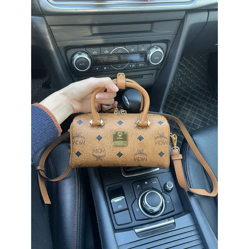 MCM Boston Pillow Bags High Quality  #A47940