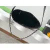 Chanel Black Quilted Leather Bucket Bag With Chain And Logo Accents #A50981