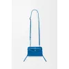Loewe Amazona 180 Blue Leather Top Handle Bag 34.5x14x27cm #A64991