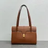 CELINE Grained Leather Medium 16 Shoulder Bag #A49258