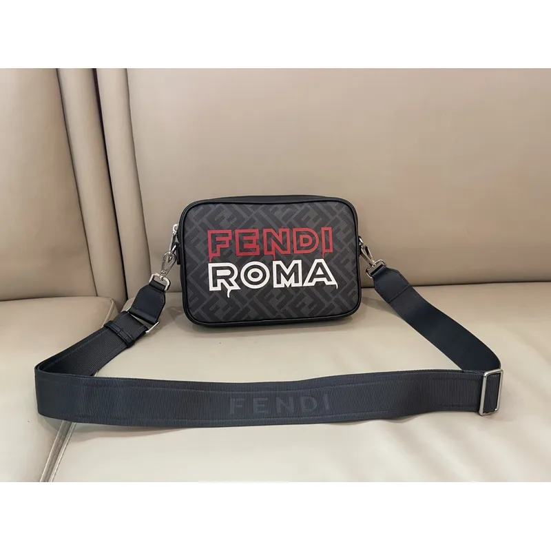 Fendi Messenger Bag Size:22×15×5cm #A48043 Fendi Messenger Bag Size:22×15×5cm #A48043