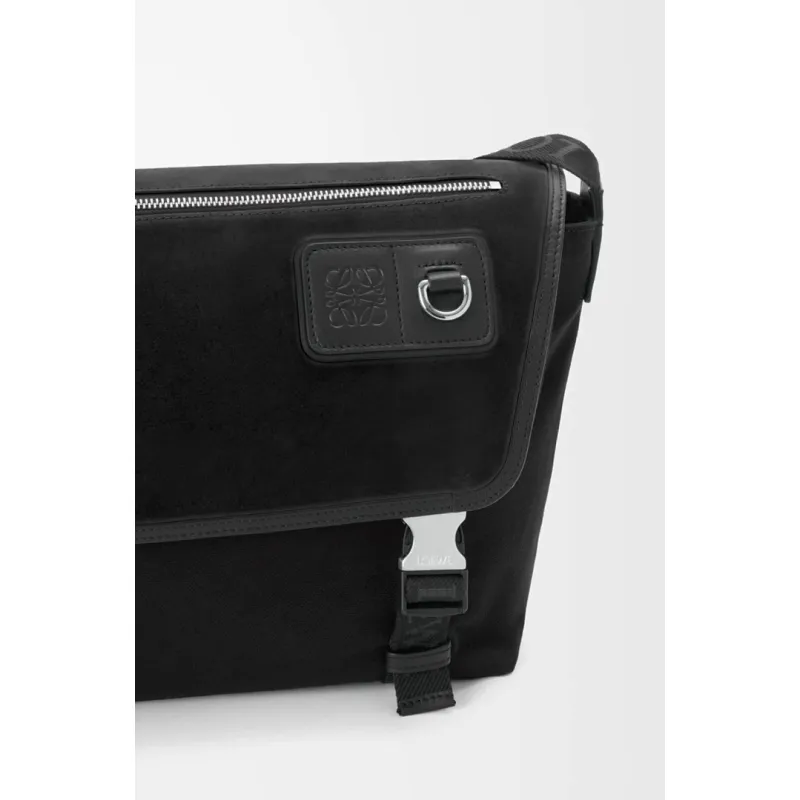 Loewe Medium Canvas & Suede Flex Messenger Bag #A63226