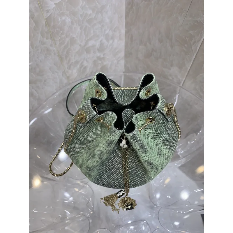 Bvlgari Serpenti Bucket Bag Collection In Distinctive Hues And Textures #A51662