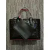 CL Redbottom handbag Black/Red #A36774