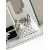 Chanel 4923 Quilted Hobo Bag in Crinkled Lambskin Size 32x30x12CM #A62915