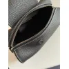 Sleek Black D-ior Leather Crossbody Bag for Timeless Everyday Elegance size:22×10×12cm #A54110 Sleek Black D-ior Leather Crossbody Bag for Timeless Everyday Elegance size:22×10×12cm #A54110