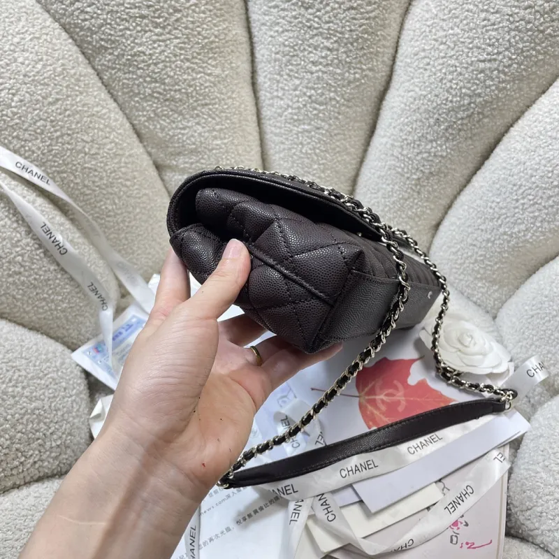 Chanel Coco Handle Caviar Leather Shoulder Bag 32cm #A64994