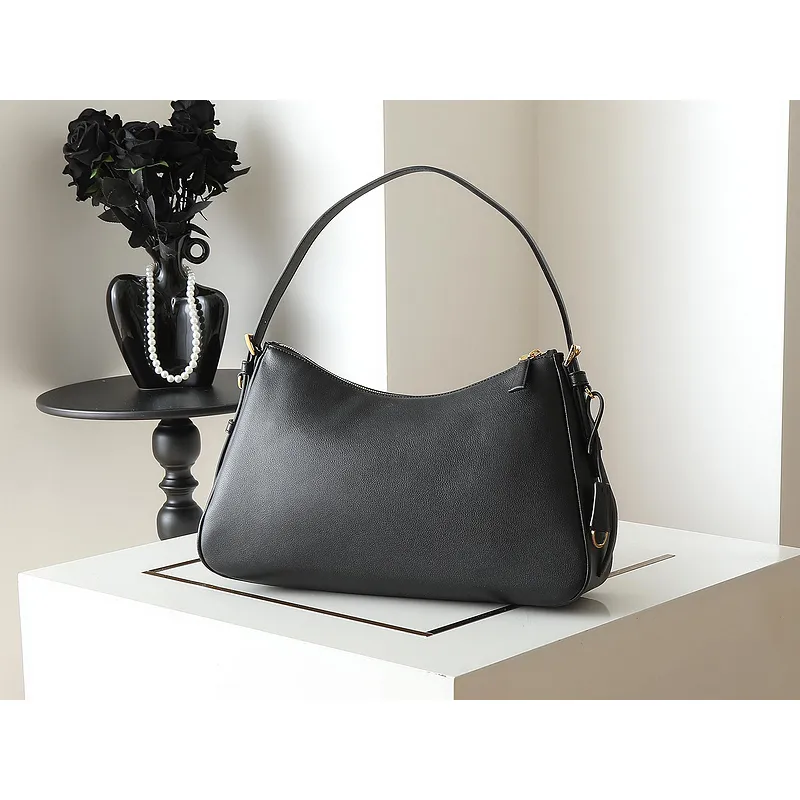 Prada Leather Shoulder Bags in Neutral Shades for Effortless Sophistication size:39×24×12cm #A53925