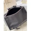 Givenchy Black Leather Top Handle Bag With Logo Webbing Strap #A52352
