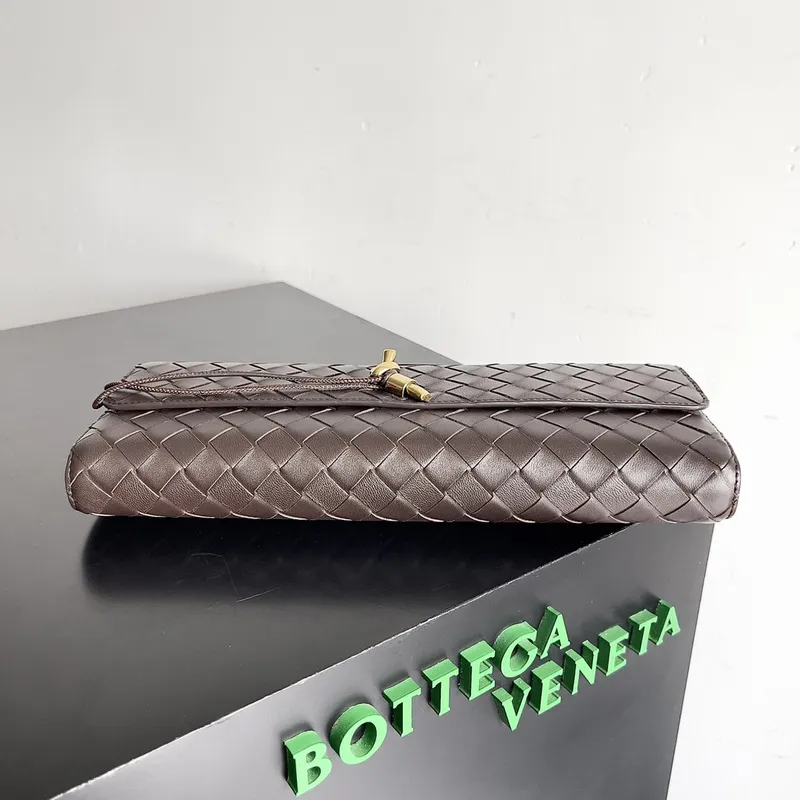 Bottega Veneta Leather Clutch with Knot Closure #A45659 Bottega Veneta Leather Clutch with Knot Closure #A45659