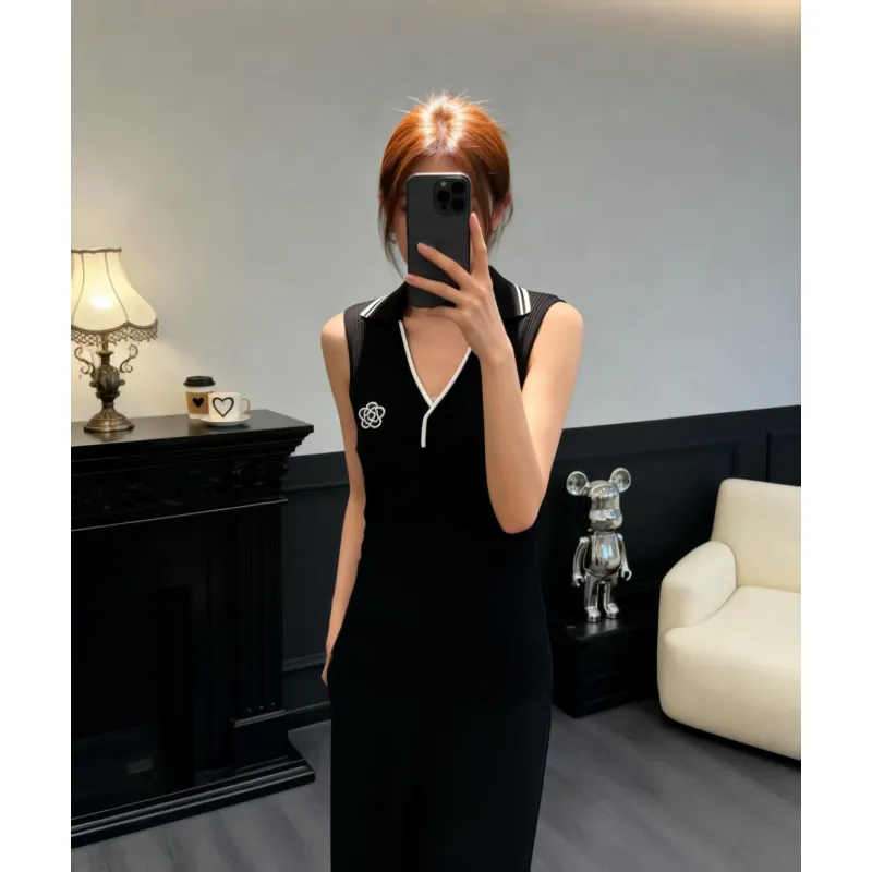 Chanel Monogram Knit Short Sleeve Crew Neck Blouse #A63660