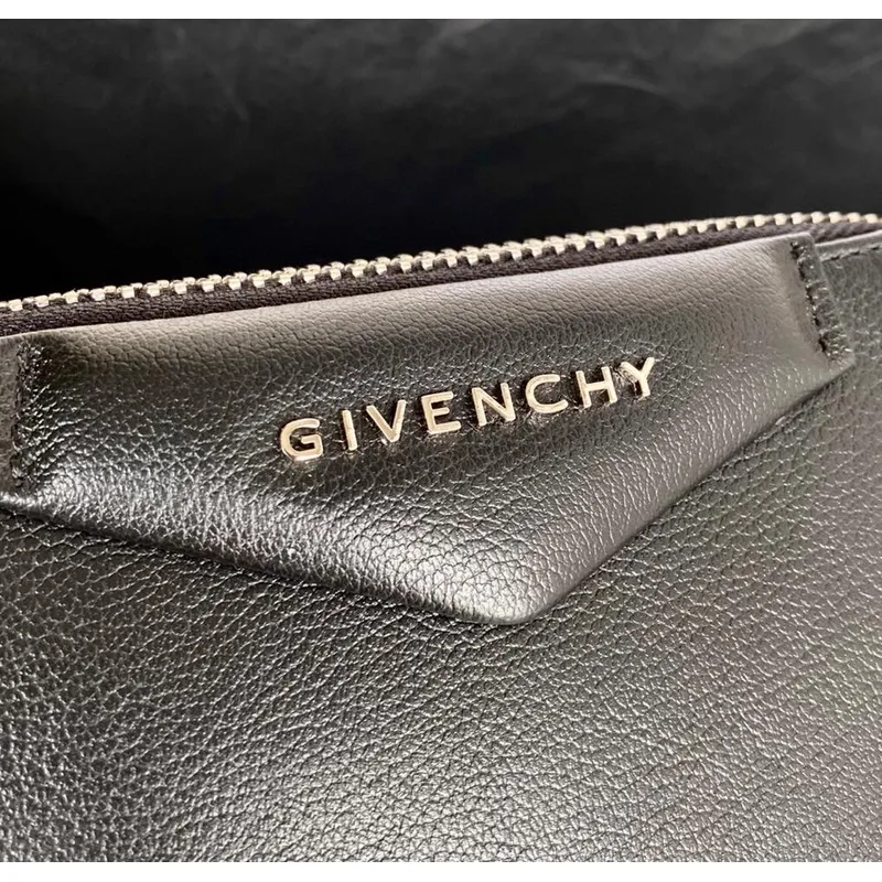 Givenchy Orange Leather Crossbody Bag With Signature Branding #A52347