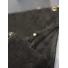 Saint Laurent 844346 Niki Series Suede Bucket Bag - Dark Brown with LE CASSANDRE Logo #A59503 Saint Laurent 844346 Niki Series Suede Bucket Bag - Dark Brown with LE CASSANDRE Logo #A59503